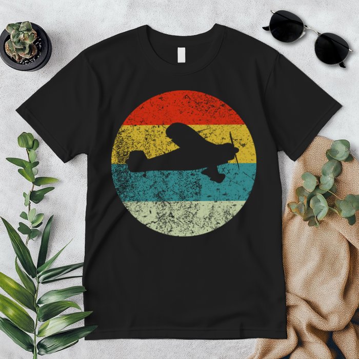 Retro Vintage Plane Premium T-Shirt