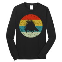 Retro Vintage Porcupine Long Sleeve Shirt