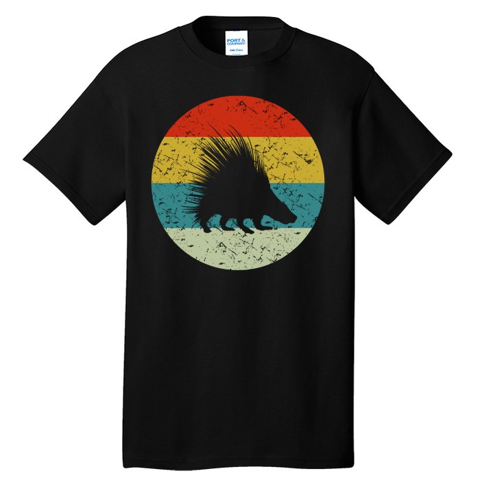 Retro Vintage Porcupine Tall T-Shirt