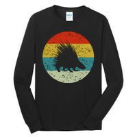 Retro Vintage Porcupine Tall Long Sleeve T-Shirt