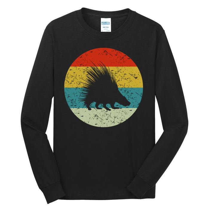 Retro Vintage Porcupine Tall Long Sleeve T-Shirt