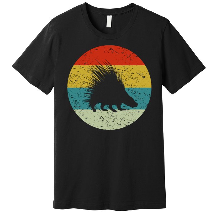 Retro Vintage Porcupine Premium T-Shirt