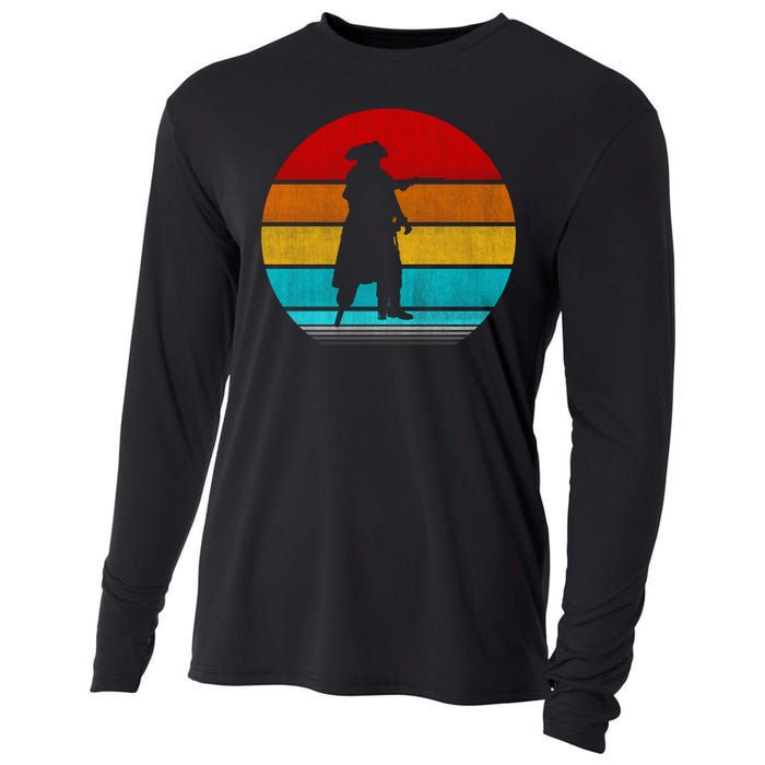 Retro Vintage Pirate Cooling Performance Long Sleeve Crew