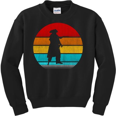 Retro Vintage Pirate Kids Sweatshirt