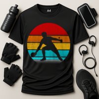 Retro Vintage Ping Pong Performance Shirt