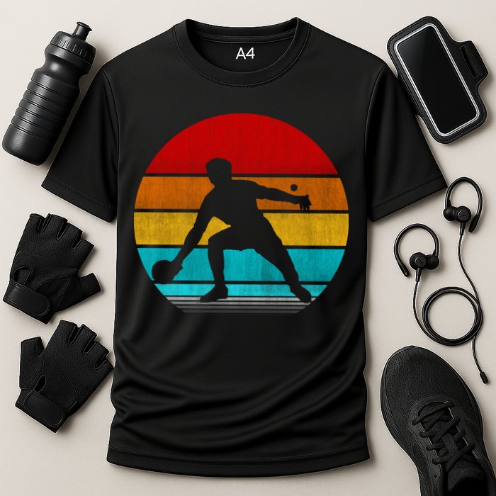 Retro Vintage Ping Pong Performance Shirt