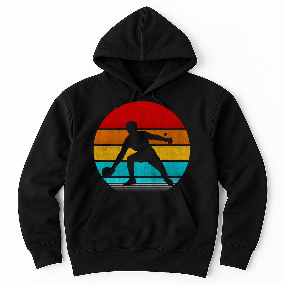 Retro Vintage Ping Pong Hoodie