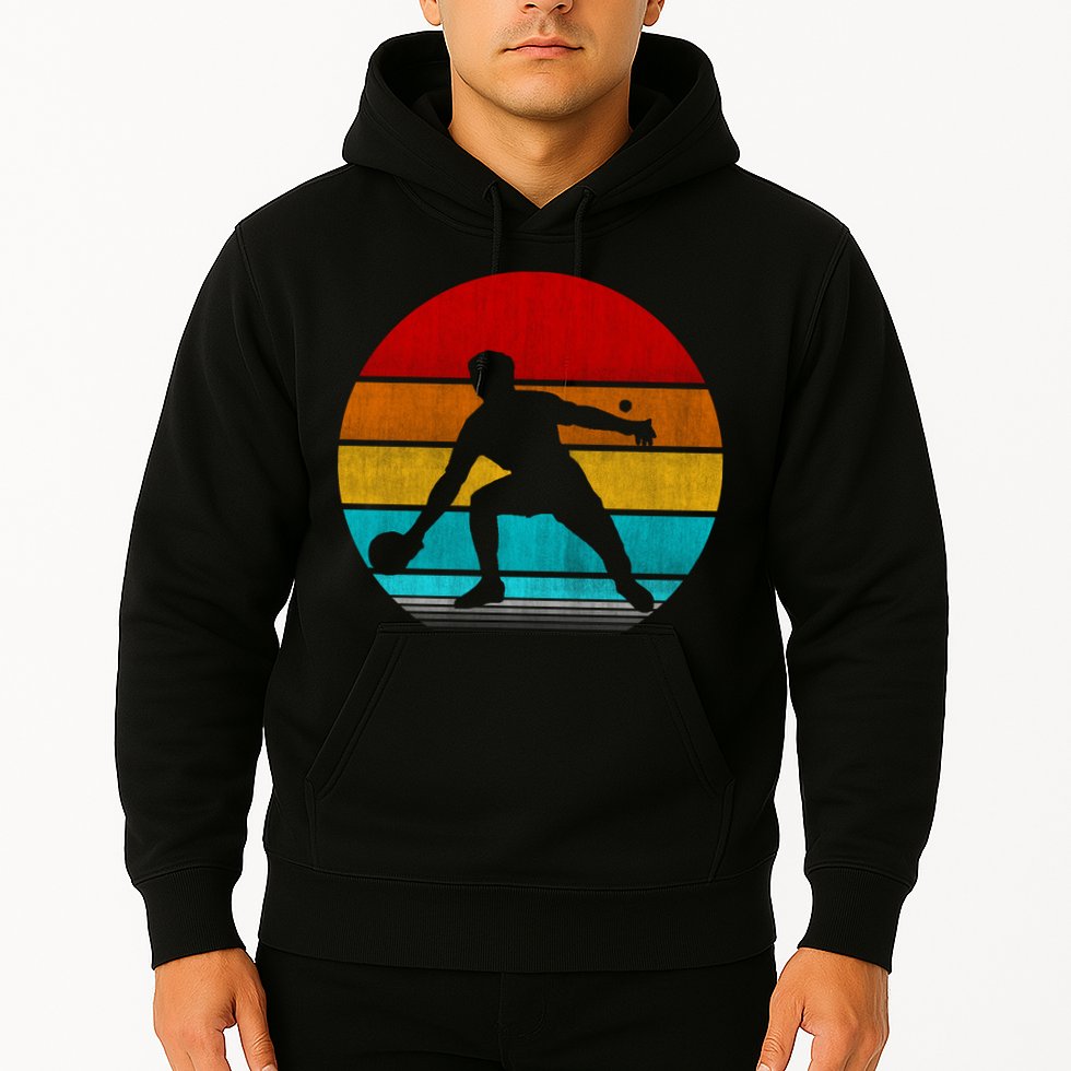 Retro Vintage Ping Pong Hoodie
