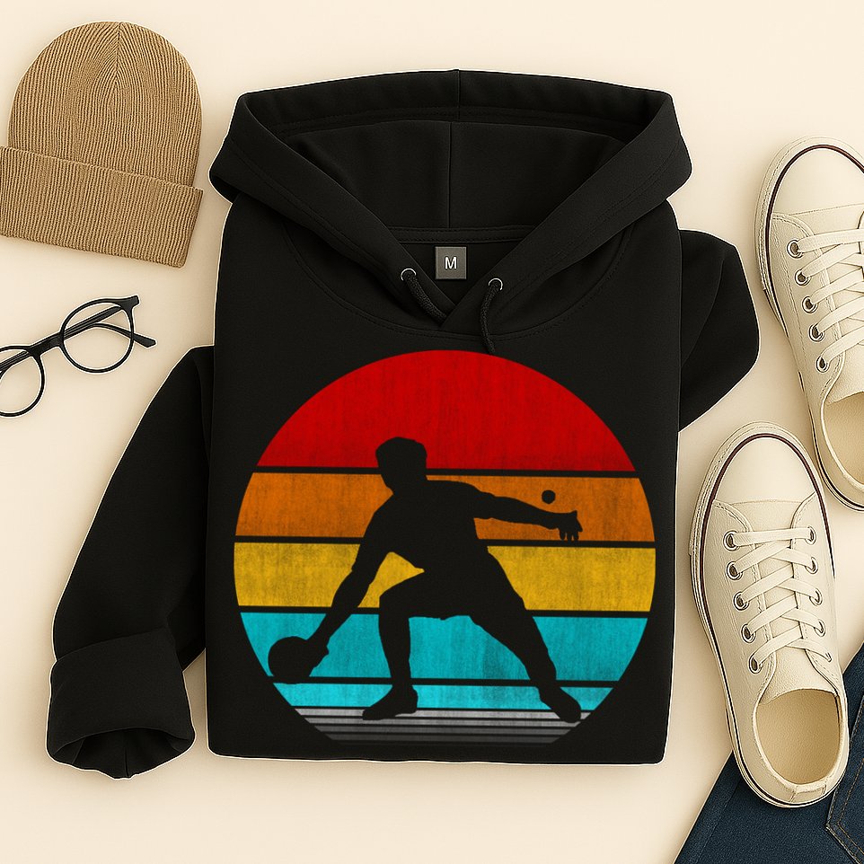 Retro Vintage Ping Pong Hoodie