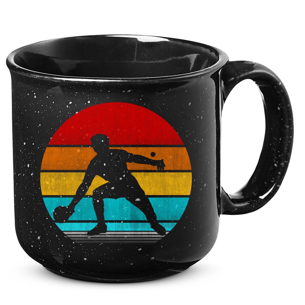Retro Vintage Ping Pong 15oz Campfire Ceramic Mug