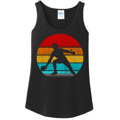 Retro Vintage Ping Pong Ladies Essential Tank