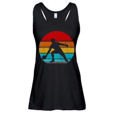 Retro Vintage Ping Pong Ladies Essential Flowy Tank