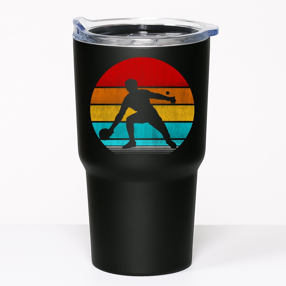Retro Vintage Ping Pong Tumbler