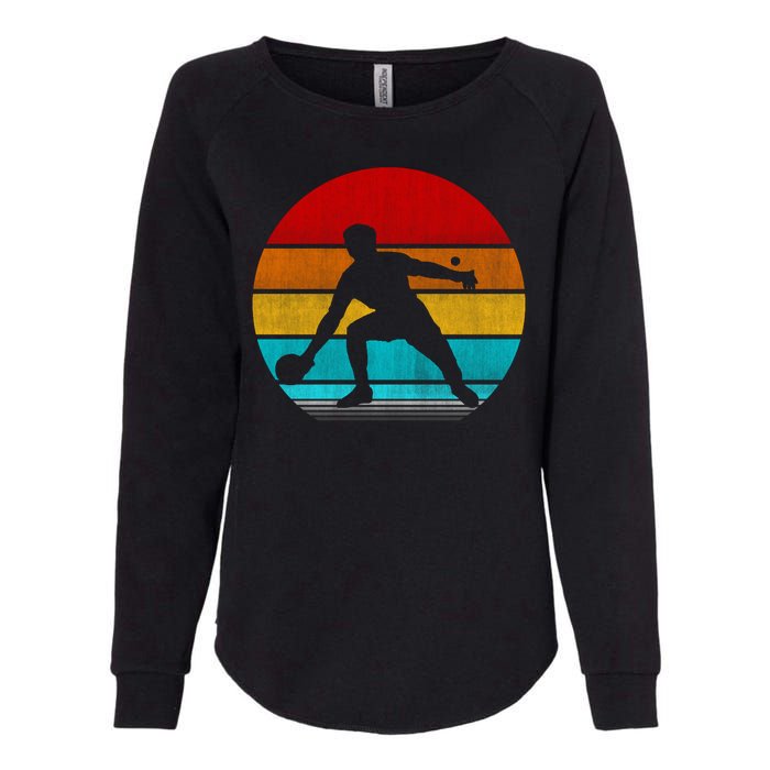 Retro Vintage Ping Pong Womens California Wash Sweatshirt