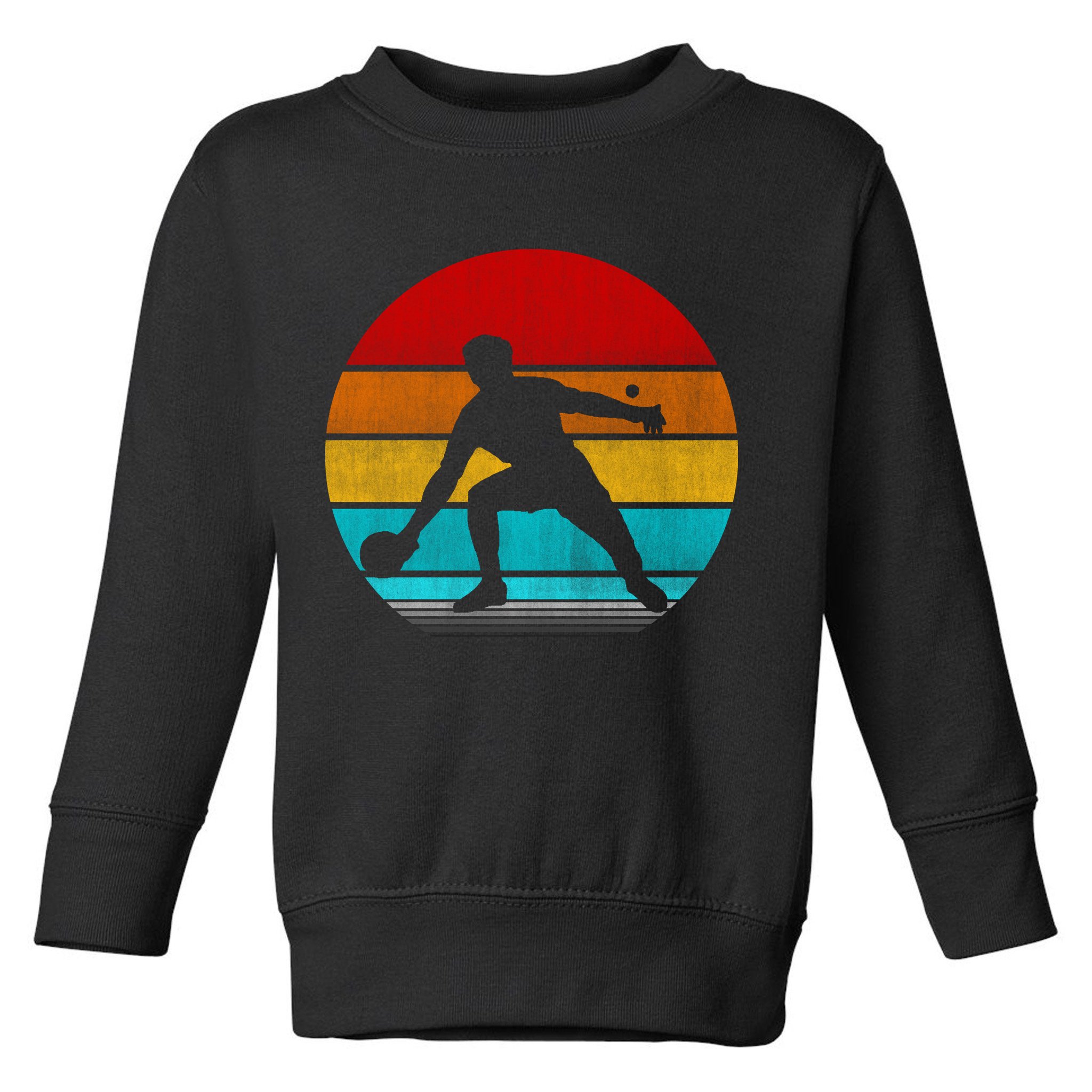 Retro Vintage Ping Pong Toddler Sweatshirt