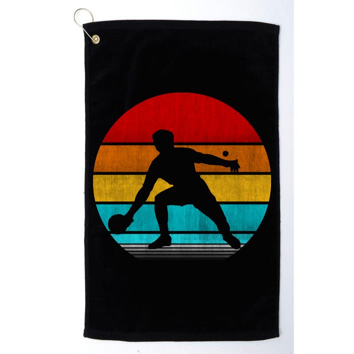 Retro Vintage Ping Pong Golf Towel
