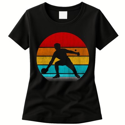 Retro Vintage Ping Pong Womens T-Shirt