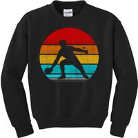 Retro Vintage Ping Pong Kids Sweatshirt