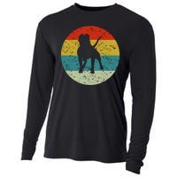 Retro Vintage Pitbull Cooling Performance Long Sleeve Crew