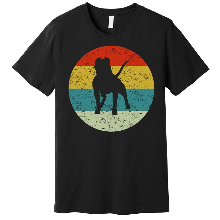 Retro Vintage Pitbull Premium T-Shirt