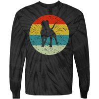 Retro Vintage Pitbull Tie-Dye Long Sleeve Shirt