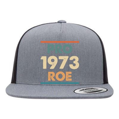 Retro Vintage Pro Roe 1973 T Flat Bill Trucker Hat