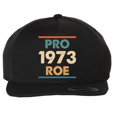 Retro Vintage Pro Roe 1973 T Wool Snapback Cap