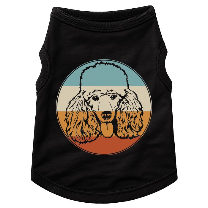 Retro Vintage Poodle Design for Puppy Lover Dog Rescue Doggie Tank