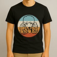 Retro Vintage Poodle Design for Puppy Lover Dog Rescue T-Shirt