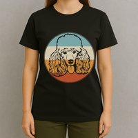 Retro Vintage Poodle Design for Puppy Lover Dog Rescue T-Shirt