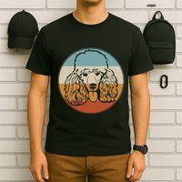 Retro Vintage Poodle Design for Puppy Lover Dog Rescue T-Shirt