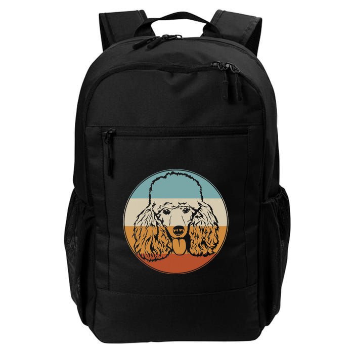 Retro Vintage Poodle Design for Puppy Lover Dog Rescue Backpack