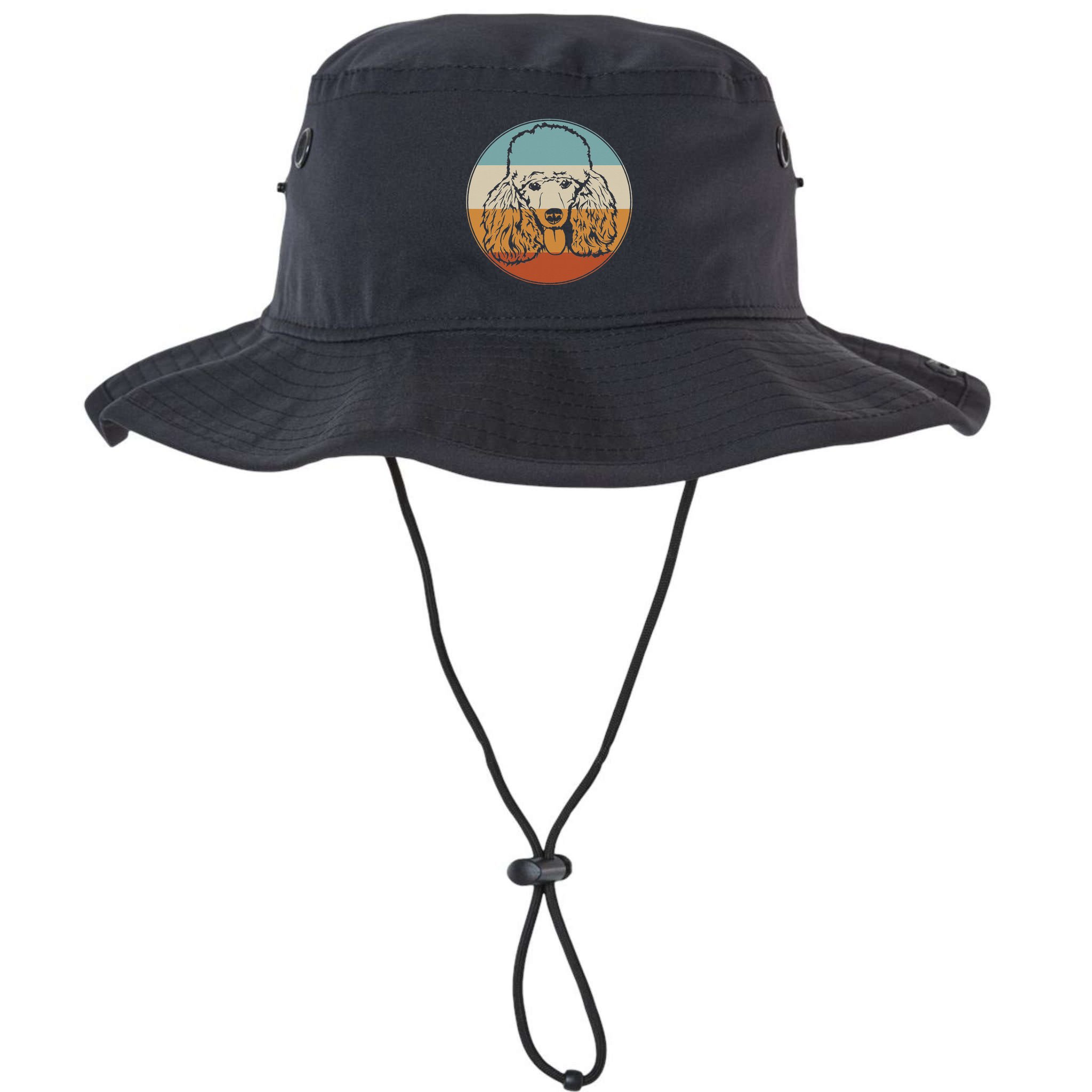 Retro Vintage Poodle Design for Puppy Lover Dog Rescue Bucket Hat