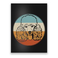 Retro Vintage Poodle Design for Puppy Lover Dog Rescue Poster