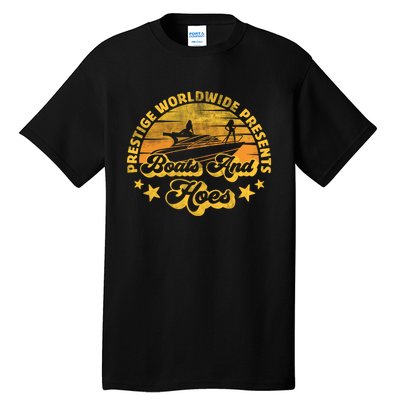 Retro Vintage Prestige Worldwide Boats And Hoes Tall T-Shirt