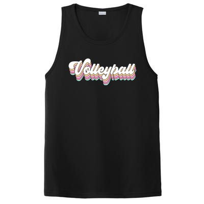 Retro Volleyball Pastel Aesthetic for Teen Girl Wo PosiCharge Competitor Tank