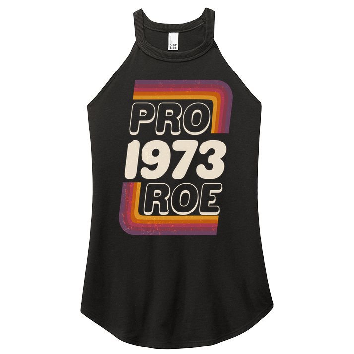 Retro VIntage Pro Roe 1973 Women's Perfect Tri Rocker Tank