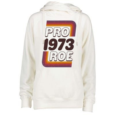 Retro VIntage Pro Roe 1973 Womens Funnel Neck Pullover Hood