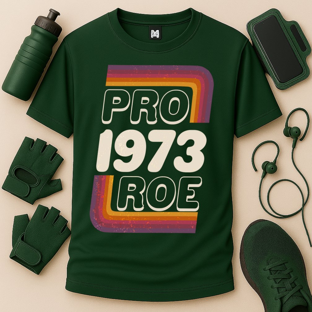 Retro VIntage Pro Roe 1973 Cooling Performance Crew T-Shirt