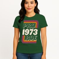 Retro VIntage Pro Roe 1973 Womens T-Shirt