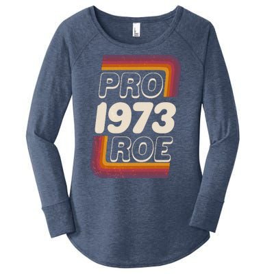 Retro VIntage Pro Roe 1973 Women's Perfect Tri Tunic Long Sleeve Shirt