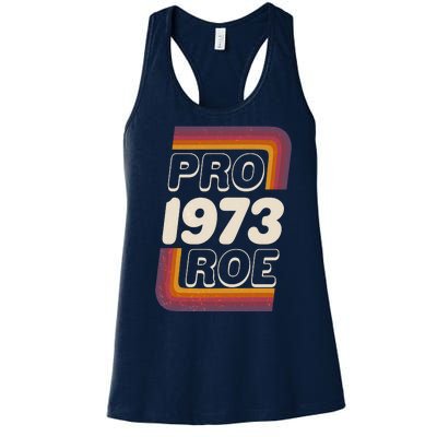 Retro VIntage Pro Roe 1973 Women's Racerback Tank