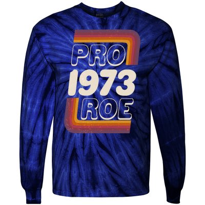 Retro VIntage Pro Roe 1973 Tie-Dye Long Sleeve Shirt