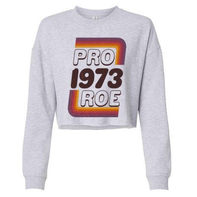 Retro VIntage Pro Roe 1973 Cropped Pullover Crew