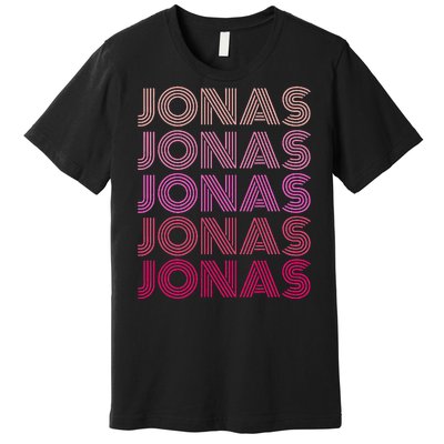 Retro Vintage Pink Jonas Premium T-Shirt