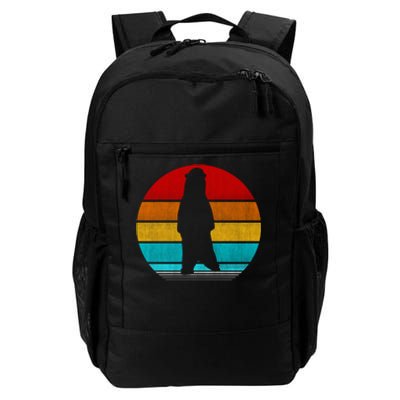 Retro Vintage Polar Bear Daily Commute Backpack