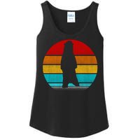 Retro Vintage Polar Bear Ladies Essential Tank