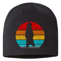 Retro Vintage Polar Bear Sustainable Beanie