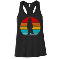 Retro Vintage Polar Bear Women's Racerback Tank