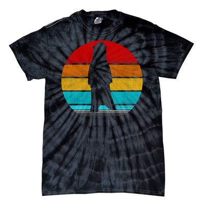 Retro Vintage Polar Bear Tie-Dye T-Shirt